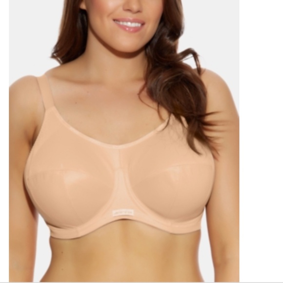 Elomi Energise J-Hook Underwire Sports Bra (8041) 40F Nude NWT - Picture 1 of 1